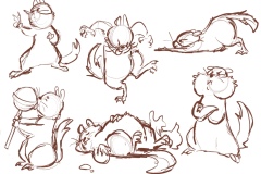 Bandit Character Sketches