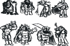 The Wyvern King Concept Thumbnails (1/3)