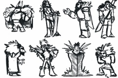 The Wyvern King Concept Thumbnails (2/3)