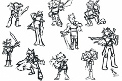 Leo the Brave Concept Thumbnails (1/3)
